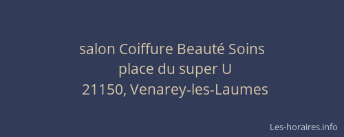 salon Coiffure Beaut&eacute; Soins
