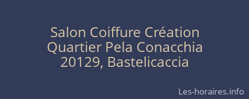 Salon Coiffure Cr&eacute;ation