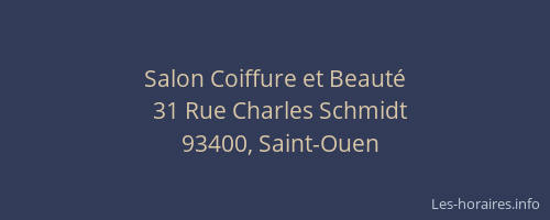 Salon Coiffure et Beauté