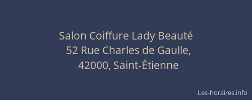 Salon Coiffure Lady Beauté