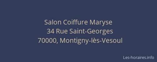 Salon Coiffure Maryse