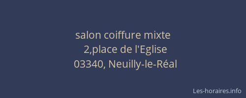 salon coiffure mixte