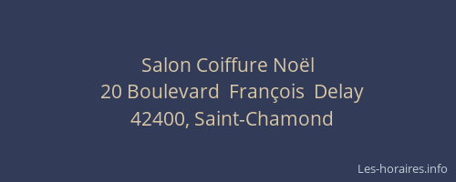 Salon Coiffure Noël