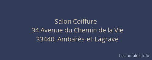 Salon Coiffure