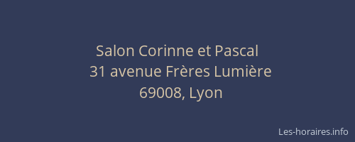 Salon Corinne et Pascal