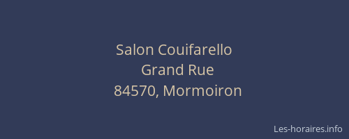 Salon Couifarello