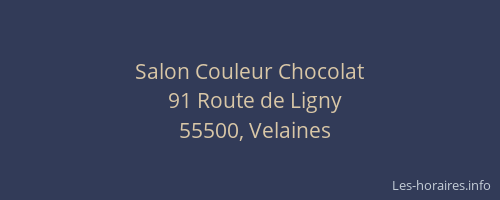 Salon Couleur Chocolat