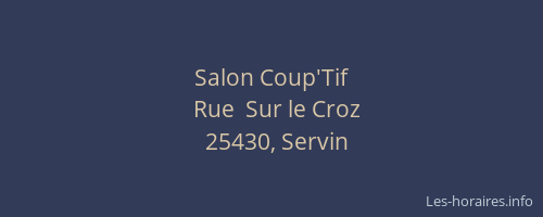 Salon Coup'Tif