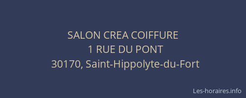 SALON CREA COIFFURE