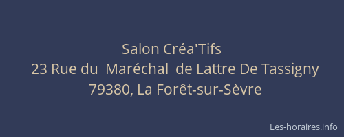 Salon Cr&eacute;a'Tifs