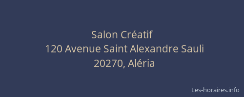 Salon Cr&eacute;atif
