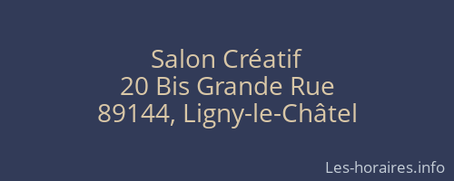 Salon Cr&eacute;atif