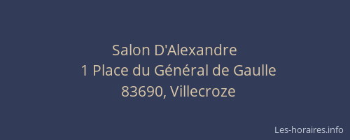 Salon D'Alexandre