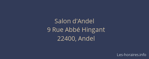 Salon d'Andel