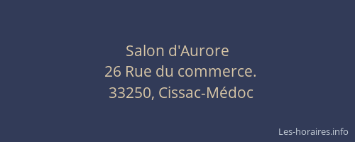 Salon d'Aurore