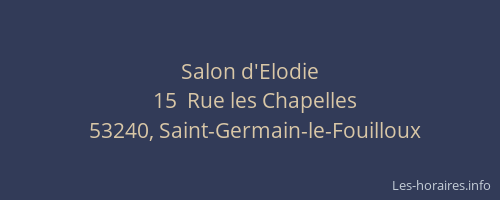 Salon d'Elodie