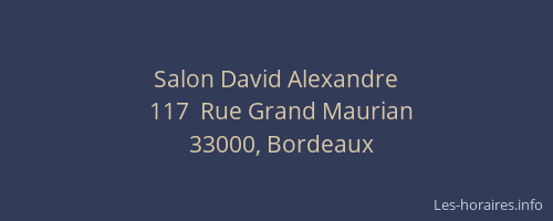 Salon David Alexandre