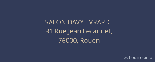 SALON DAVY EVRARD