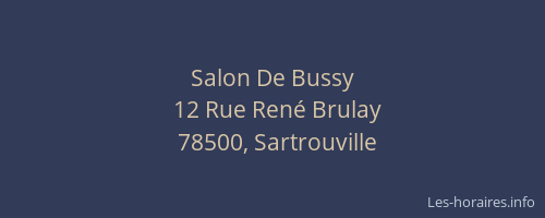 Salon De Bussy