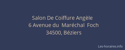 Salon De Coiffure Angèle