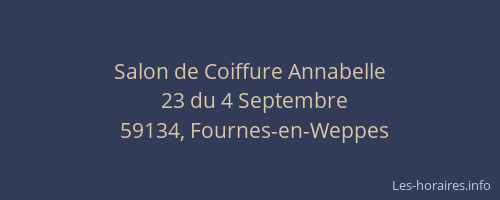 Salon de Coiffure Annabelle