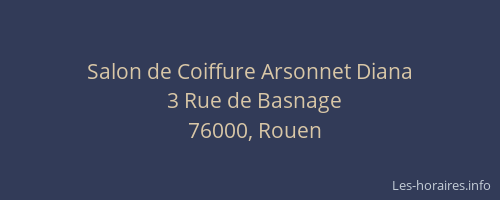 Salon de Coiffure Arsonnet Diana