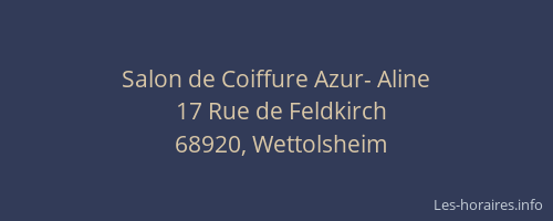 Salon de Coiffure Azur- Aline