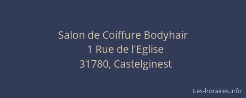 Salon de Coiffure Bodyhair