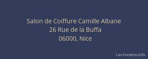 Salon de Coiffure Camille Albane
