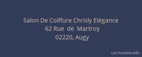 Salon De Coiffure Chrisly Elégance