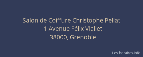 Salon de Coiffure Christophe Pellat