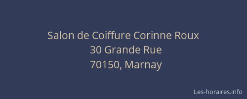 Salon de Coiffure Corinne Roux