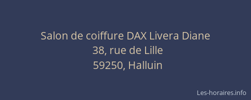 Salon de coiffure DAX Livera Diane