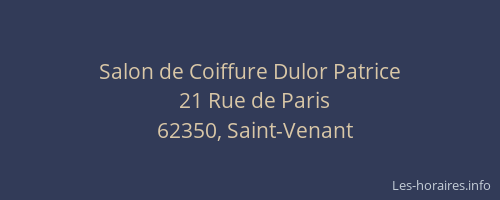 Salon de Coiffure Dulor Patrice