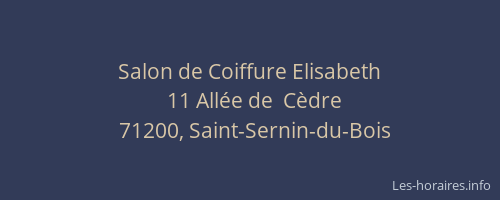 Salon de Coiffure Elisabeth