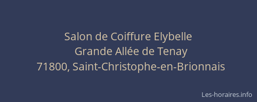Salon de Coiffure Elybelle