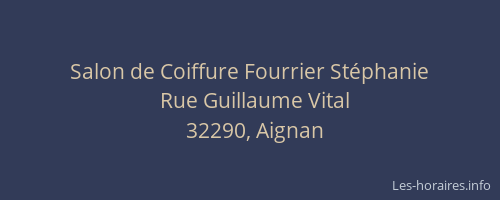 Salon de Coiffure Fourrier St&eacute;phanie