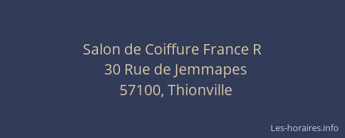 Salon de Coiffure France R