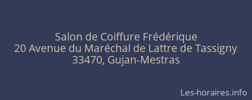 Salon de Coiffure Frédérique