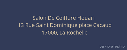 Salon De Coiffure Houari