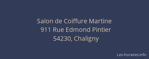 Salon de Coiffure Martine