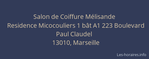 Salon de Coiffure Mélisande