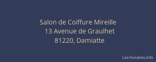 Salon de Coiffure Mireille