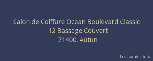 Salon de Coiffure Ocean Boulevard Classic