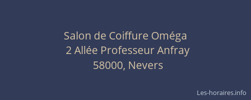 Salon de Coiffure Oméga