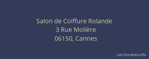 Salon de Coiffure Rolande