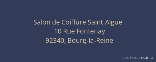 Salon de Coiffure Saint-Algue