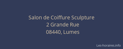 Salon de Coiffure Sculpture