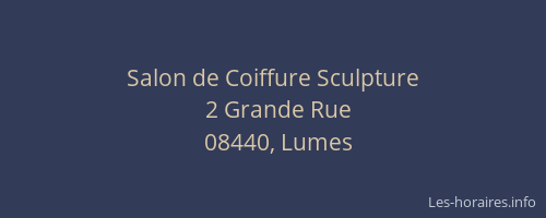 Salon de Coiffure Sculpture