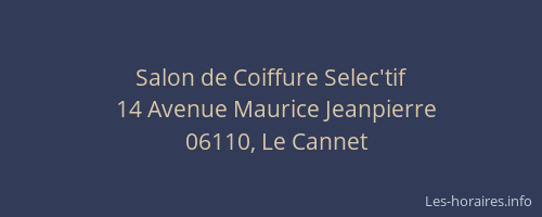 Salon de Coiffure Selec'tif